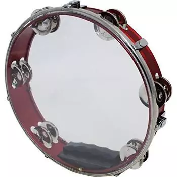 KC Tambourine Red HMT SHRD с пластиковой головкой