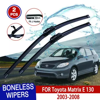 Kcimo для Toyota Matrix E 130 2003-2008 автомобильный стеклоочиститель U-образный мягкий резиновый бескаркасный без кронштейна автомобильные дворники 21 +18