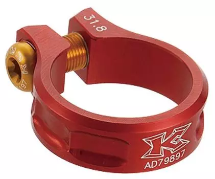 KCNC Bicycle Lightweight Seat Post Clamp SC11 Red 653042 31.8MM