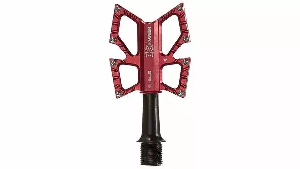 KCNC Bicycle Pedals Red One Size KYREX Slim Road Platform
