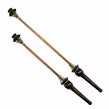 KCNC Grooving QR MTB Titanium Axle Hub SK2240 Skewer, Black, KQR05-002BK,