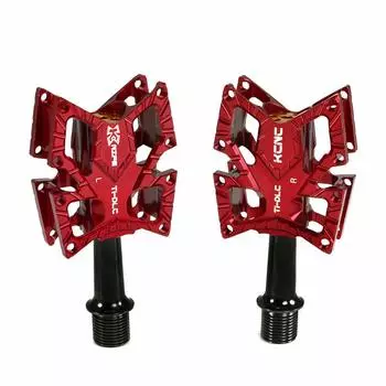 KCNC KNIFE Titanium Spindle Road Platform SK2173 Pedals, Red, KPED01-TI-R, красный