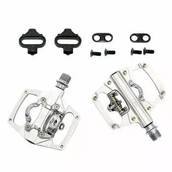 KCNC KPED09 Легкие контактные платформенные педали для MTB SK2120, Серебристые, KPED09-CR-S, серебряный