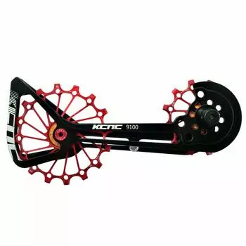 KCNC Road Увеличенный шкив OSPW Клетка для Shimano SK2262 Dura-Ace/Ultegra R8000/R9100, Красный, KOT39-001R,