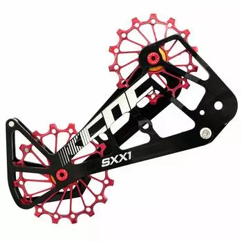 KCNC SXX1 MTB велосипедный увеличенный шкив колеса каркас OSPW для SRAM SK2104 Eagle, красный, KOT39-003,