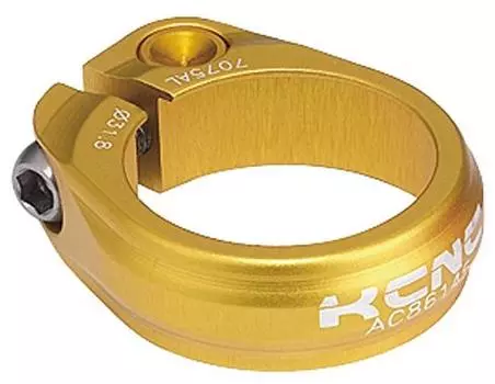 KCNC велосипедный легкий хомут подседельного штыря Road Pro титановый болт золото 31,8 мм золотой