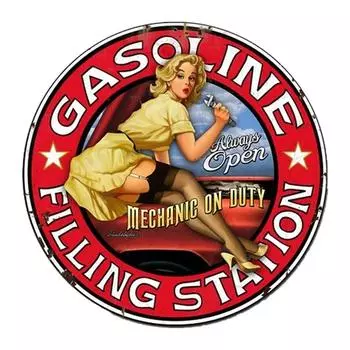 KCS080 14x14 см ВИНТАЖНАЯ Texaco Girl наклейка на бензозаправочную станцию автомобиля ПВХ наклейки водостойкая наклейка на кузов автомобиля заднее окно