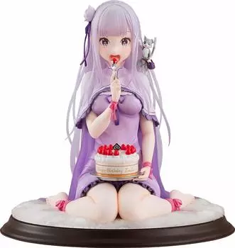 KDcolle Life in Another Emilia Birthday Cake scale PVC painted finished figure ReZERO -Starting World- Ver. 1/7