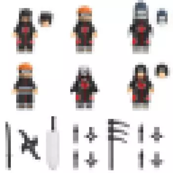 Kdl801 Building Block Figurine Small Particle Mosaic Toy K2001-2006 Bag minifigures is about 5 cm high