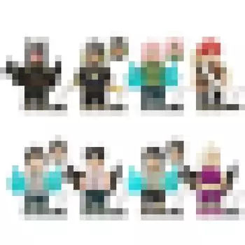 Kdl812 Kdl813 Building Block Minifigures Small Particles Spliced Toy Bags