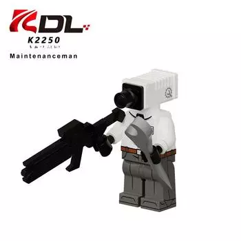 KDL838 Фигурки Экшн Строительные блоки Креативный Туалетный Человек Персонаж Кирпичики Модели Игрушки для Детей Подарок на День рождения