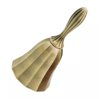 KDSSYFT Настольный ручной звонок Музыкальный звонок Победивший на мероприятии звонок, Звонок, Звонок, Звонок, Вспышка, Лотерея, Звонок, Лотерея, Магазин, (Античное золото)