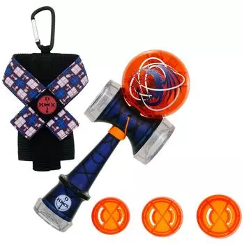 KDX Kendama Cross Cross Holder Set Wyvern Vortex