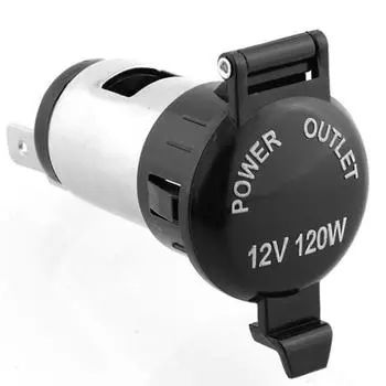 KEBIDU черный прикуриватель 12 В 120 Вт мотоцикл автомобиль лодка трактор аксессуар водонепроницаемый штепсельная розетка автомобильный стиль
