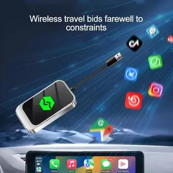 Kebidumei беспроводной адаптер CarPlay беспроводной Android Auto адаптер 2 в 1 Ai Box USB Dongle для Android Phone Auto Connect
