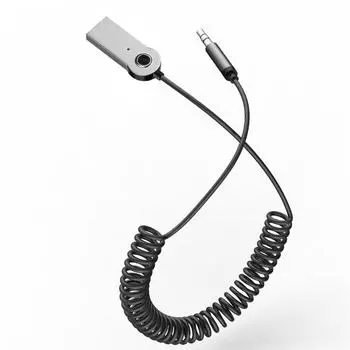 Kebidumei Bluetooth 5.0 Aux адаптер Dongle USB на 3,5 мм разъем беспроводной автомобильный Bluetooth ресивер комплект громкой связи для автомобильного передатчика