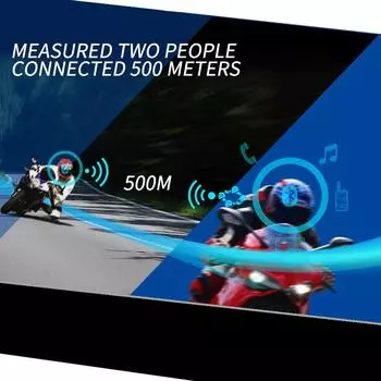 Kebidumei BT31 Интерком мотоциклетная Bluetooth-гарнитура для шлема, коммуникатор Handsfree с шумоподавлением для 2 мотоциклистов