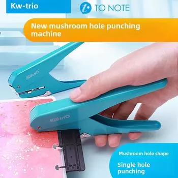Kedeyou Creative Mushroom Hole Punch Notebook - Справочник канцелярских товаров с отрывными листами оранжевый/розовый