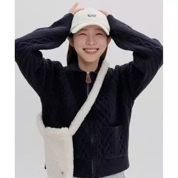 Keds Cable Zip Up Cardigan Kd2stf4101fnay NAVY/090