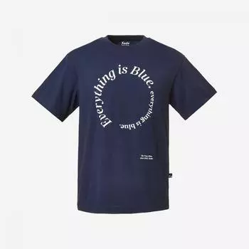 Keds Каждая синяя круглая футболка с надписью «Nay» 90