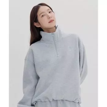 Keds Knit Bonding Half Zip Sweatshirt Kd2pof4102flbu LIGHTBLUE/090