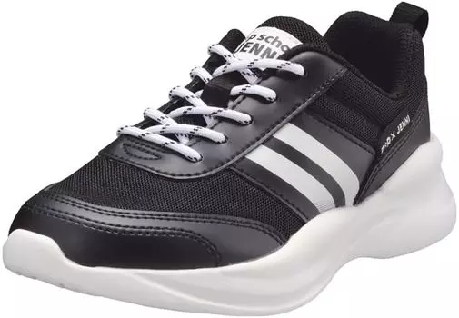 Кеды детские Achilles Nicopuchi School NPS cm, JENNI, Легкие для девочек, 19-24 см, 2E, 0740, Черный, 20.0 чёрный