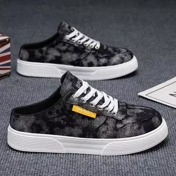 Кеды мужские лето 2025 новые дышащие повседневные универсальные кеды на платформе студенческие с толстой подошвой увеличивающие рост легкие нескользящие влагозащитные туфли 39