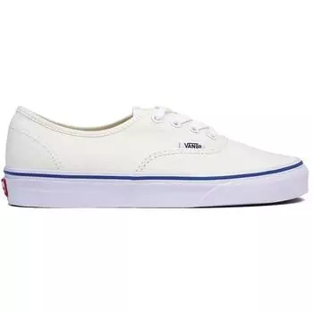 Кеды Vans Authentic Белые с синей полосой(VN000EE3WHT)
