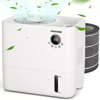 KEECOON Испарительный Большой Подача Воды Сверху Для Дезинфекции Очистки Воздуха Настольный Совместим с Энергетическим Автоматическим Фильтром Легко