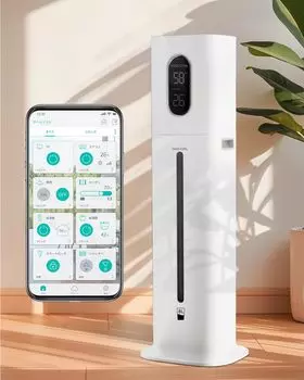 KEECOON Smart 8L Большая емкость башенного типа Новый AI Smart Интеллектуальный ультразвуковой арома-водоснабжение сверху Alexa Удобный домашний сухой без водяного тумана
