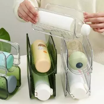 Keep Neat Deep Transparent Stacked Kitchen Bottle Water Bottle Storage Stand Stand прозрачный