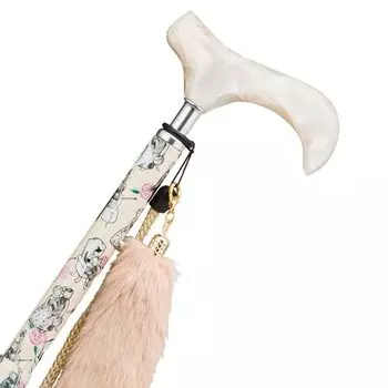 Kei Hospia Love Cane Pretty Cats складной бежевый AN-22T бежевый