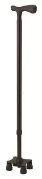 Keihospia Slim cane black height [Tax-free] SSS-12 four-point [Suitable 126-170cm] чёрный