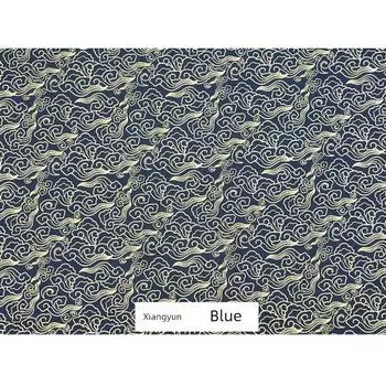Keika Style LV Wrapping Cloth Xiangyun Cotton Cloth Blue