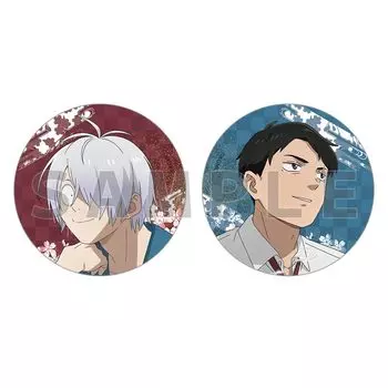 Keith Birth Mystery Original Can Badge Set Father 56mm Diameter Made of Tin and Paper Kitaro s GeGeGe s (Kitaro s & Mizuki) Approx.