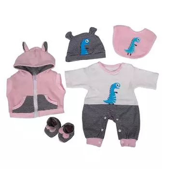 KEIUMI для куклы реборн 50 см, костюм динозавра, одежда, аксессуары для детей, коллекция кукол для новорожденных, аксессуары для кукол 50 CM