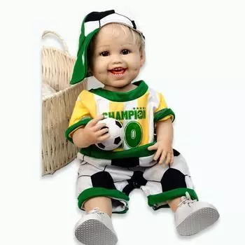 Куклы KEIUMI New Face Reborn Baby Dolls 55 см с ямочками на голове, Bebe Reborn Boneca с прошитыми волосами, водонепроницаемые, полностью силиконовые, виниловые, коллекция тел 22 inch about 55cm