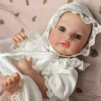 Куклы KEIUMI Reborn Baby Girl 48 см полностью силиконовые виниловые 3D окрашенные кожаные реалистичные новорожденные куклы для детей подарки на день рождения и Рождество 19 inch about 48 cm