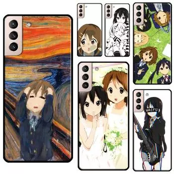 Кей, давай! Чехол Hirasawa Yui для Samsung Galaxy S21 Ultra S20 FE S8 S9 S10 Note 10 Plus Note 20 S22 Ultra Cover Galaxy S8