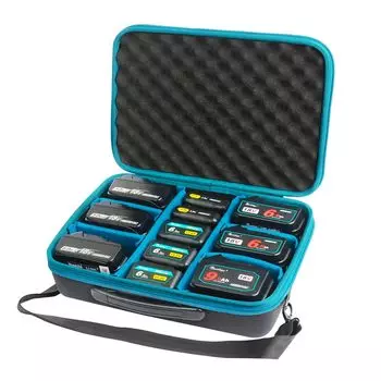 Кейс для хранения Waitely Кейс для хранения инструментов Организуйте и защитите Makita Вместительный и многофункциональный кейс для хранения, в котором можно разместить зарядные устройства и