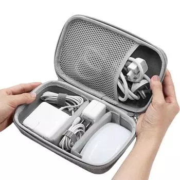 Кейс для переноски кабеля данных, легкий чехол для электронных аксессуаров, портативный блок питания для ноутбука, блок питания для адаптера, блок питания для мыши CHINA