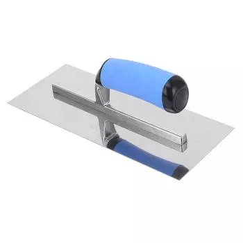 Кельма для гипсокартона с эргономичной ручкой, утолщенная нержавеющая сталь, отделочный шпатель для каменной кладки