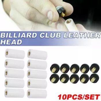 Kell 10x10 мм навинчивающиеся насадки для бильярда с наконечниками для бильярдного кия, набор мягких насадок