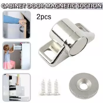 Kell 2 шт. дверца шкафа магнитная дверная защелка магнит дверные магниты всасывания 2pcs