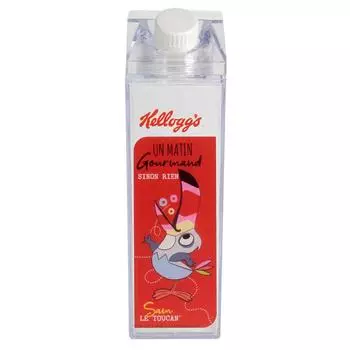 Kellogg s [A2319] - Пластиковая зажигалка Kellogg s в стиле ретро, красная - 20x6x6 см (45 сл)