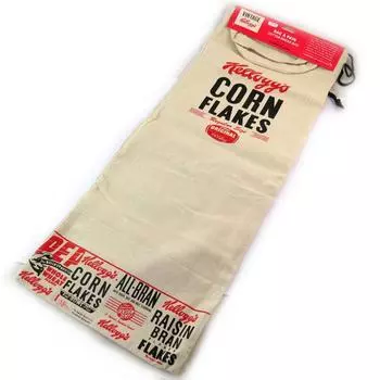 Kellogg s [N2124] - Мешок для хлеба Kellogg s бежево-красный