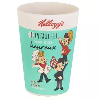 Kellogg s [R2442] - Бамбуковый стеклянный стакан Kellogg s, зеленый - 10x8. 5 см (30 мл)