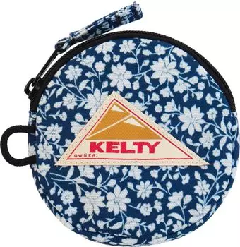 KELTY Coin Purse Coin Case DP CIRCLE COIN CASE 2 Blue Flower 32592468