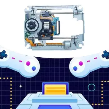 KEM-460AAA Лазерная линза KEM460AAA Консольная лазерная головка с декой, подходящая для PS3 Тонкая оптическая линза DVD-дисковод Лазерный модуль