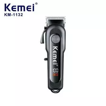 Kemei KM-1132 Новый триммер для волос Профессиональный перезаряжаемый беспроводной парикмахер для мужчин Высококачественный триммер для волос Электрическая машинка для стрижки волос